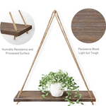 Load image into Gallery viewer, Wooden Rope Swing Shelves (2pc)
