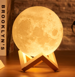 Load image into Gallery viewer, LED 3D Printed Moon Lamp
