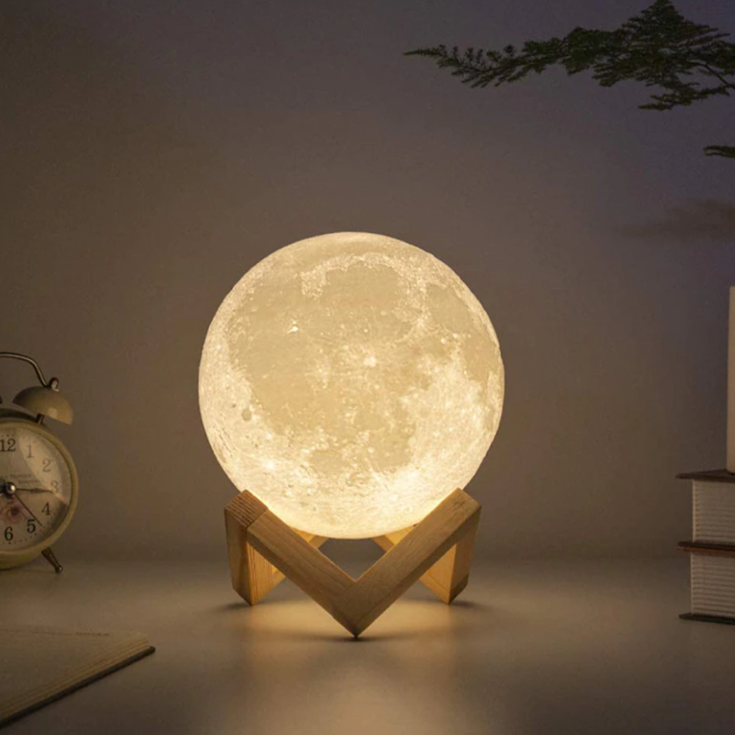 LED 3D Printed Moon Lamp